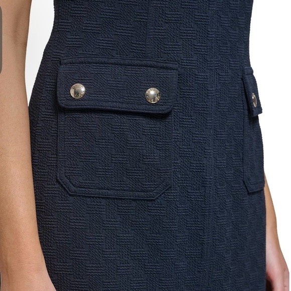 Tommy Hilfiger Basketweave Sheath Dress - Picture 3 of 8